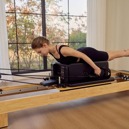 Sulankstomas Pilates reformeris 60R, kaučiukmedžio masyvas