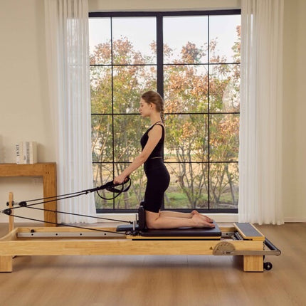 Sulankstomas Pilates reformeris 60R, kaučiukmedžio masyvas