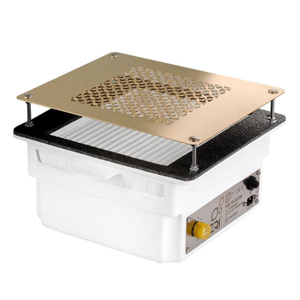 Įmontuojamas dulkių surinkėjas Teri 800 White, aukso spalvos tinklelis - Beauty Kit