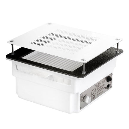 Įmontuojamas nagų dulkių surinkėjas Teri Turbo White (baltas tinklelis) - Beauty Kit