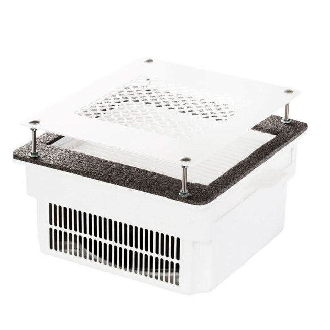 Įmontuojamas nagų dulkių surinkėjas Teri Turbo White (baltas tinklelis) - Beauty Kit