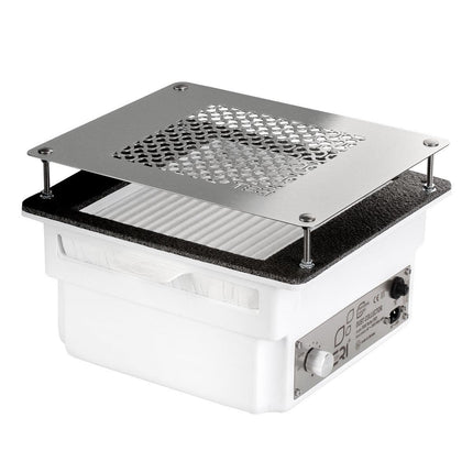 Įmontuojamas nagų dulkių surinkėjas Teri Turbo White (sidabrinis tinklelis) - Beauty Kit