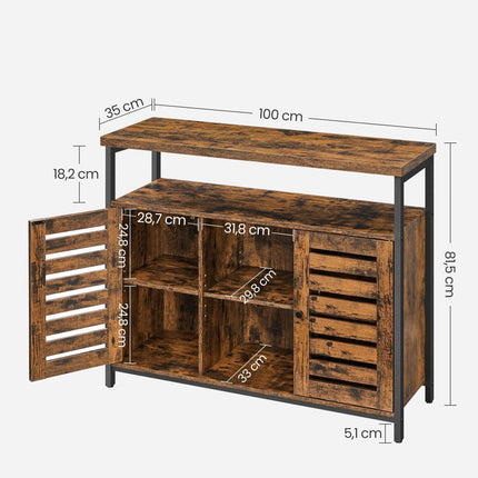 Industrinio stiliaus komoda LSC79BX - Beauty Kit