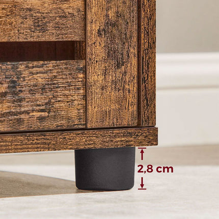 Industrinio stiliaus pastatoma spintelė BBK160X01V1 - Beauty Kit