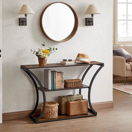 Industrinio stiliaus stalas LNT089B01 - Beauty Kit