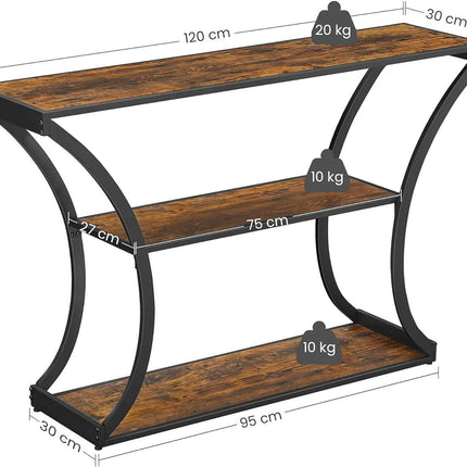 Industrinio stiliaus stalas LNT089B01 - Beauty Kit