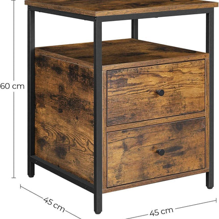 Industrinio stiliaus staliukas LET067B01 - Beauty Kit