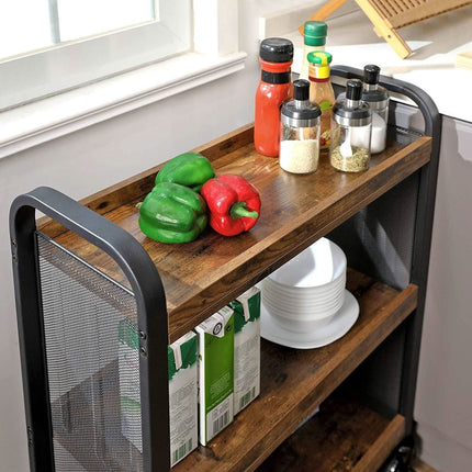 Industrinio stiliaus vežimėlis LRC66BX - Beauty Kit