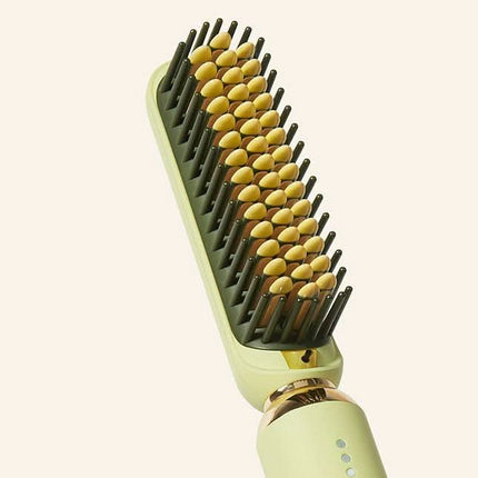 Ionizuojantis plaukų šepetys inFace ZH-10DSG, žalias - Beauty Kit