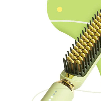 Ionizuojantis plaukų šepetys inFace ZH-10DSG, žalias - Beauty Kit