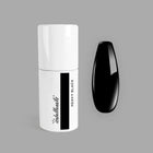 Isabellenails hibridinis nagų lakas Heavy Black 7ml – intensyviai juodas gelinis lakas profesionaliam manikiūrui salone