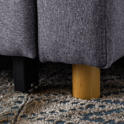 Išskleidžiamas fotelis SOLOR, pilkas - Beauty Kit