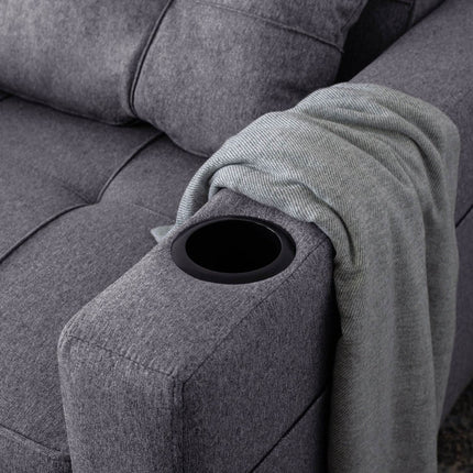 Išskleidžiamas fotelis SOLOR, pilkas - Beauty Kit