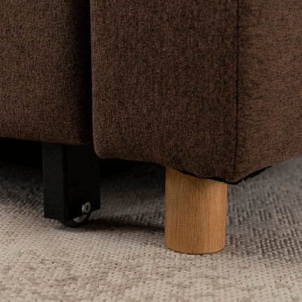 Išskleidžiamas fotelis SOLOR, rudas - Beauty Kit