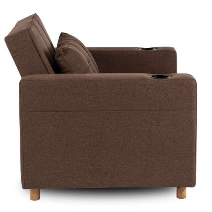 Išskleidžiamas fotelis SOLOR, rudas - Beauty Kit