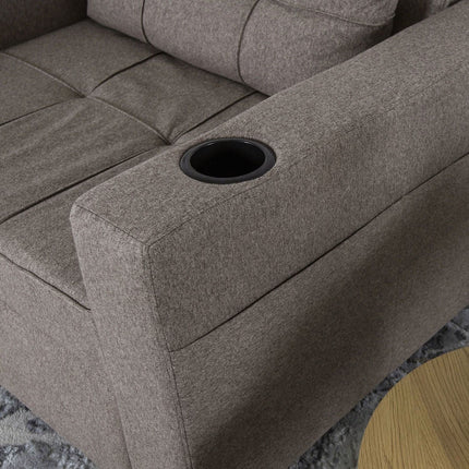 Išskleidžiamas fotelis SOLOR, smėlinė spalva - Beauty Kit