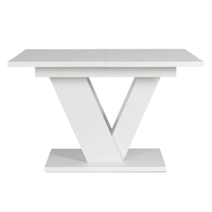 Išskleidžiamas stalas CLARK, baltas - Beauty Kit