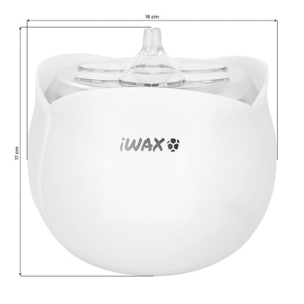 IWAX FLOWER vaško šildytuvas 40W 450ml, baltas - Beauty Kit
