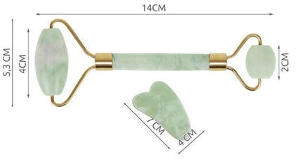 JADE + gua sha veido masažuokliai - Beauty Kit