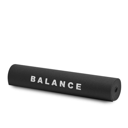BALANCE MAT BLACK kilimėlis mobiliam masažo darbui, lengvai transportuojamas juodas PVC pagrindas