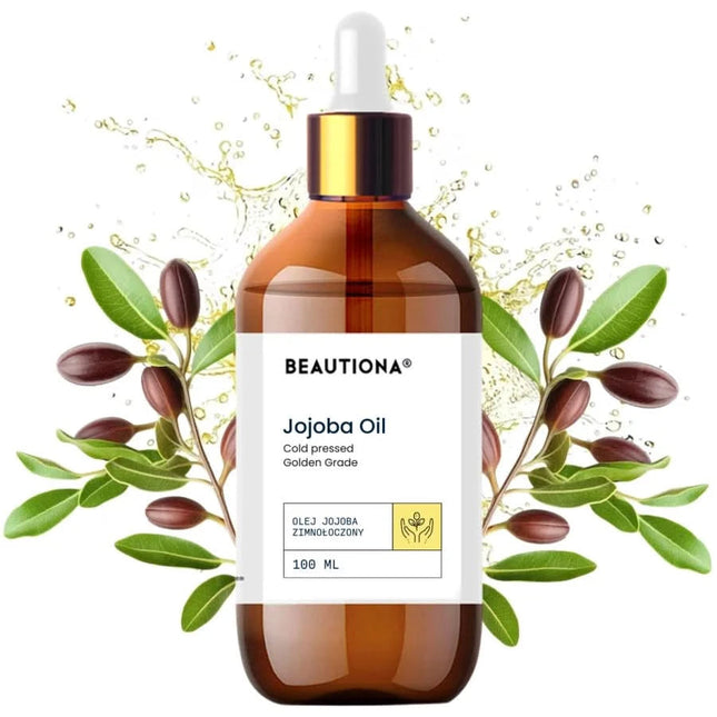 Jojoba aliejus 100% BEAUTIONA, 100 ml - natūralus nerafinuotas aliejus