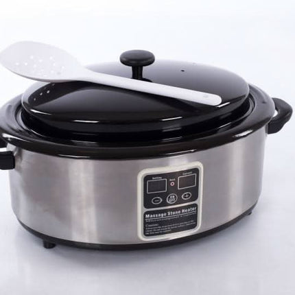 Karštų akmenų šildytuvas 6 L su ekranu + šaukštas - Beauty Kit