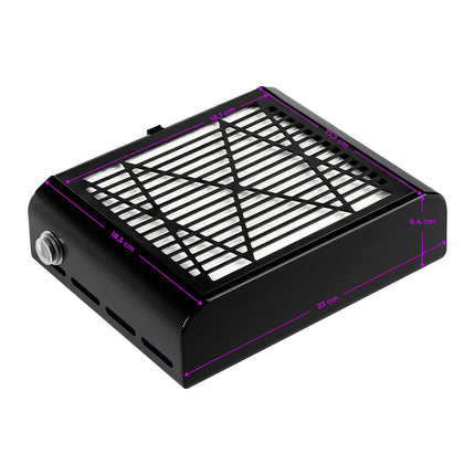 MOMO J-23 Cassette Nail Dust Collector 40 W, Black - photo 7