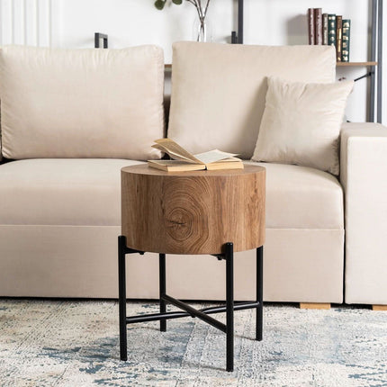 Kavos staliukas CEVES, ąžuolo spalvos - Beauty Kit