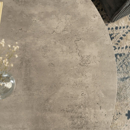 Kavos staliukų rinkinys ROCKY 43 cm/53 cm, pilka betono spalva - Beauty Kit