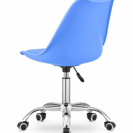 Kėdė ALBA ant ratukų, mėlyna - Beauty Kit