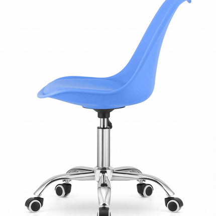 Kėdė ALBA ant ratukų, mėlyna - Beauty Kit