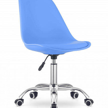 Kėdė ALBA ant ratukų, mėlyna - Beauty Kit