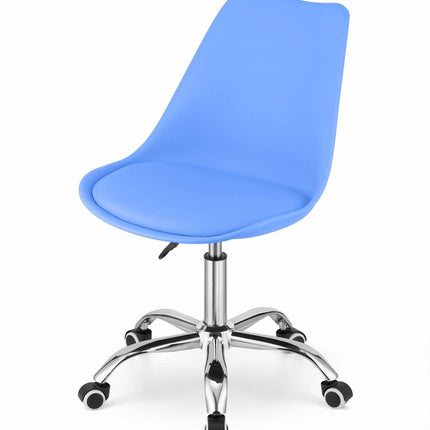 Kėdė ALBA ant ratukų, mėlyna - Beauty Kit