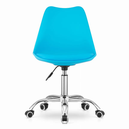 Kėdė ALBA ant ratukų, mėlyna - Beauty Kit