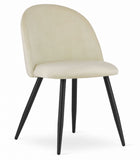 Kėdė BELLO, smėlio spalvos aksomas - Beauty Kit