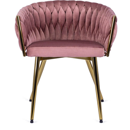Kėdė CAPRI, rožinis aksomas - Beauty Kit