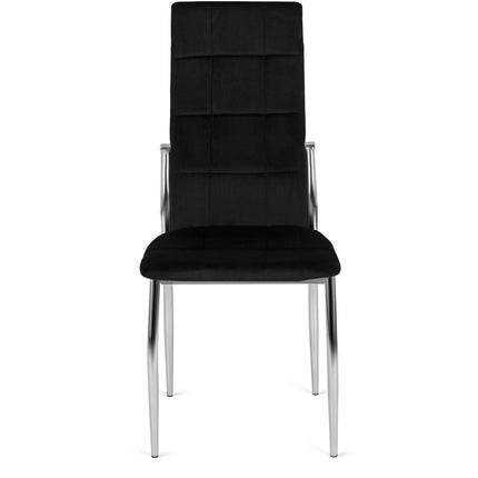 Kėdė MOLLY, juodas aksomas - Beauty Kit