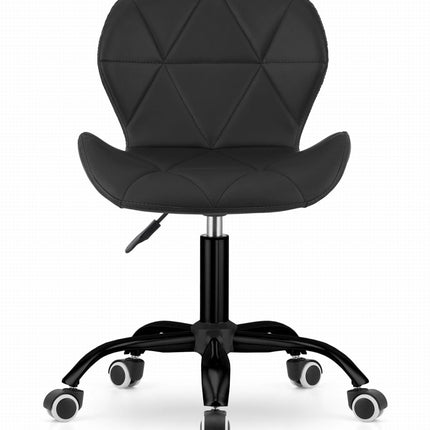 Kėdė NOTO, juoda eko oda - Beauty Kit