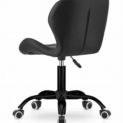 Kėdė NOTO, juoda eko oda - Beauty Kit