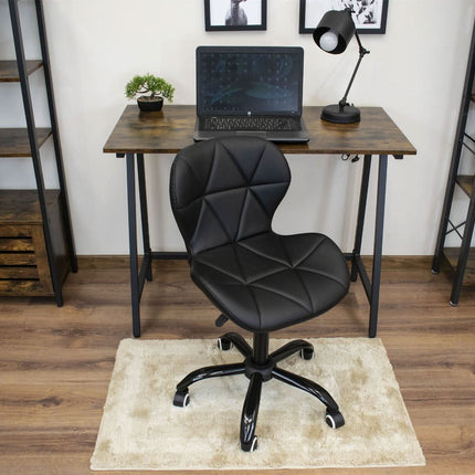 Kėdė NOTO, juoda eko oda - Beauty Kit