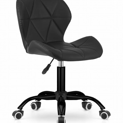 Kėdė NOTO, juoda eko oda - Beauty Kit