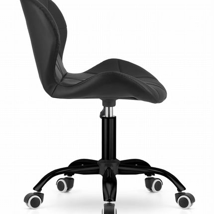 Kėdė NOTO, juoda eko oda - Beauty Kit