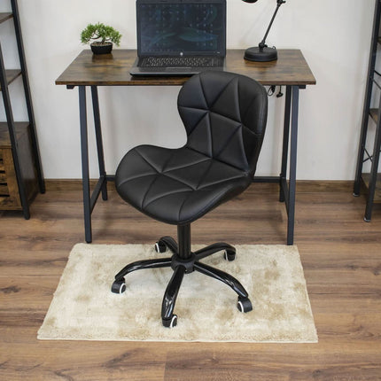 Kėdė NOTO, juoda eko oda - Beauty Kit