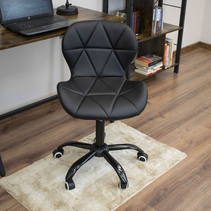 Kėdė NOTO, juoda eko oda - Beauty Kit