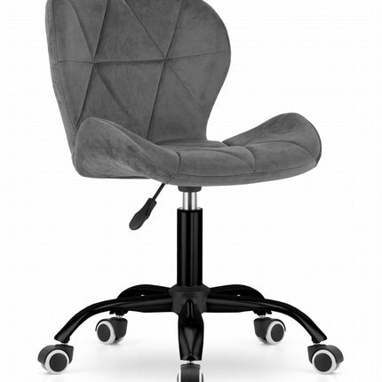 Kėdė NOTO, tamsiai pilkas aksomas - Beauty Kit