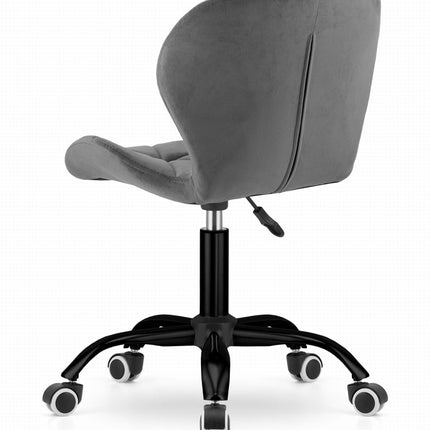 Kėdė NOTO, tamsiai pilkas aksomas - Beauty Kit