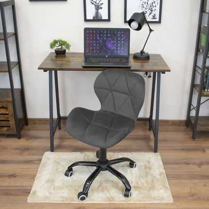 Kėdė NOTO, tamsiai pilkas aksomas - Beauty Kit