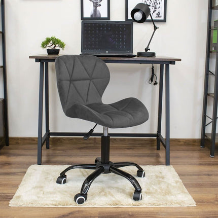 Kėdė NOTO, tamsiai pilkas aksomas - Beauty Kit