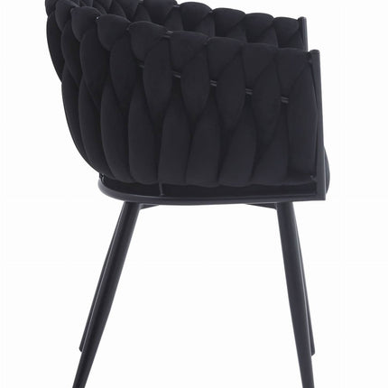 Kėdė ORION, juodas aksomas - Beauty Kit