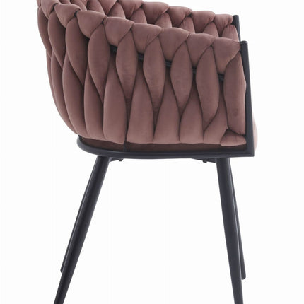 Kėdė ORION, tamsiai rožinis aksomas - Beauty Kit